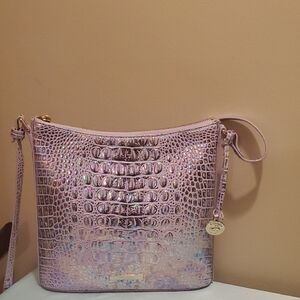 Brahmin Katie Violet Wonderland Melbourne.lilac. 10.5w 10.2h 2.5d. Rare Sold Out